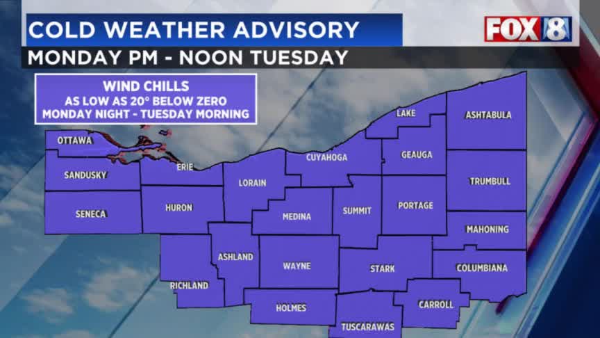 Bitterly cold air continues, snow expected overnight – Fox 8 Cleveland WJW
