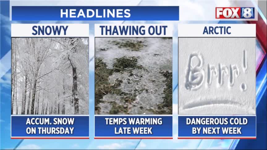 TRACKING: Widespread snow tomorrow — See how much – Fox 8 Cleveland WJW