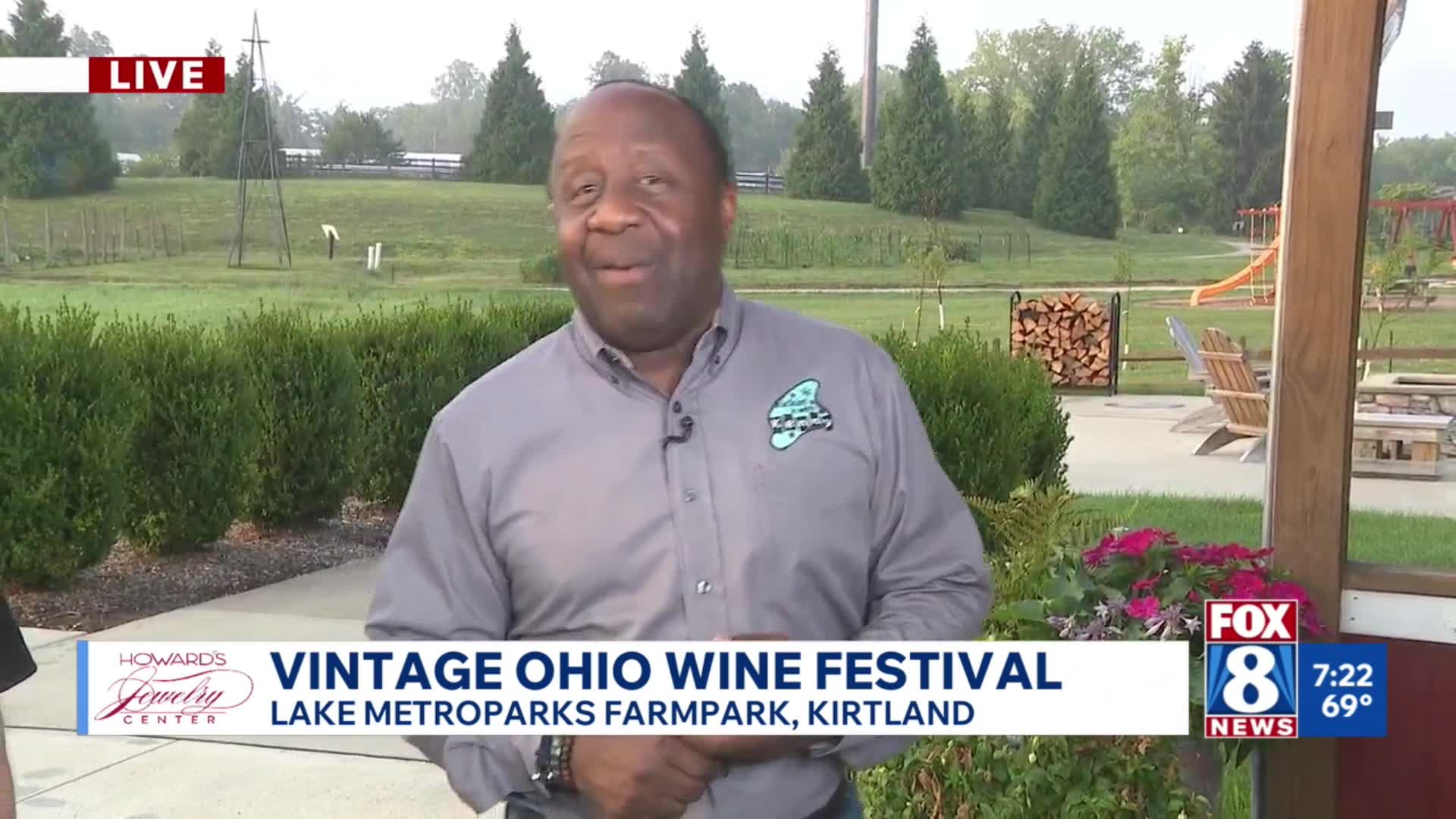 Kenny gets a taste of Vintage Ohio Wine Festival
