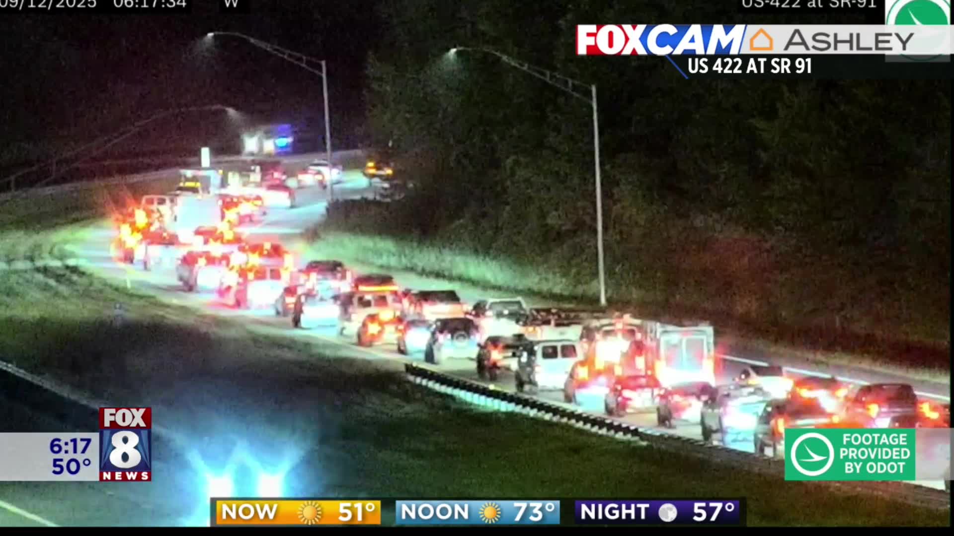 TRAFFIC ALERT: Crash on 422 – Fox 8 Cleveland WJW