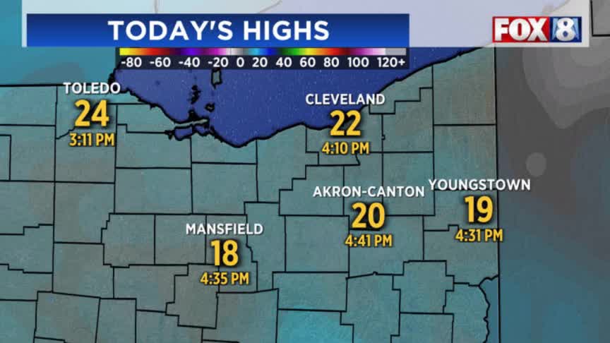 Bitterly cold night ahead in Northeast Ohio – Fox 8 Cleveland WJW