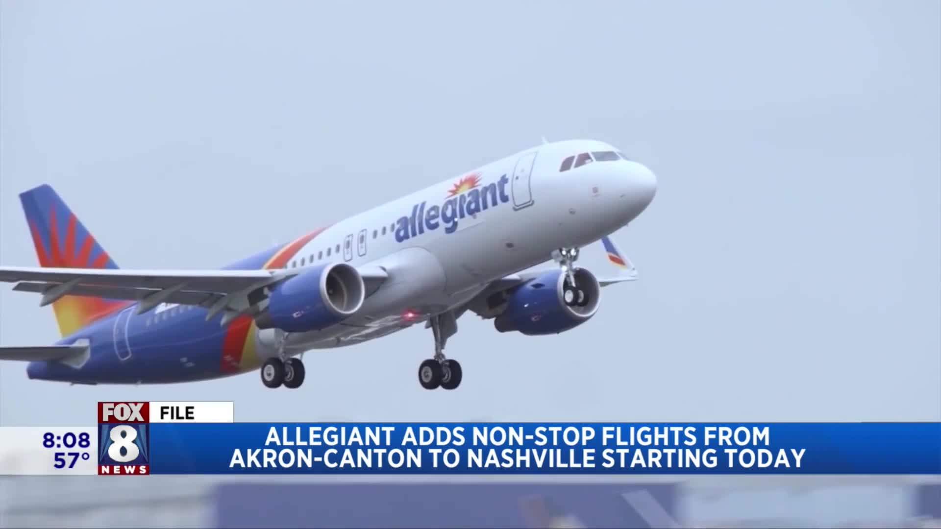 Non Stop Flights From Akron Canton To Orlando Allegiant adds new non-stop flights from Akron-Canton to Nashville
