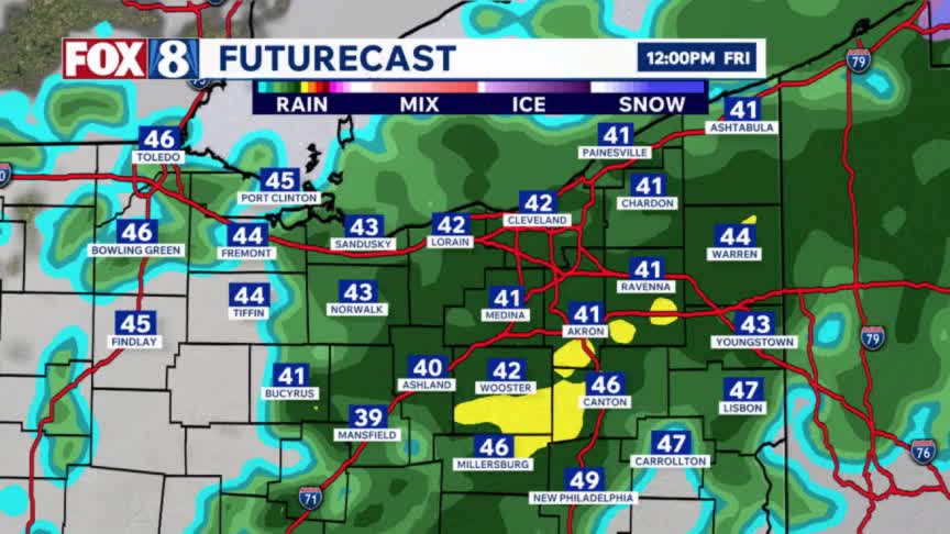 Rainy and gray Friday forecast – Fox 8 Cleveland WJW