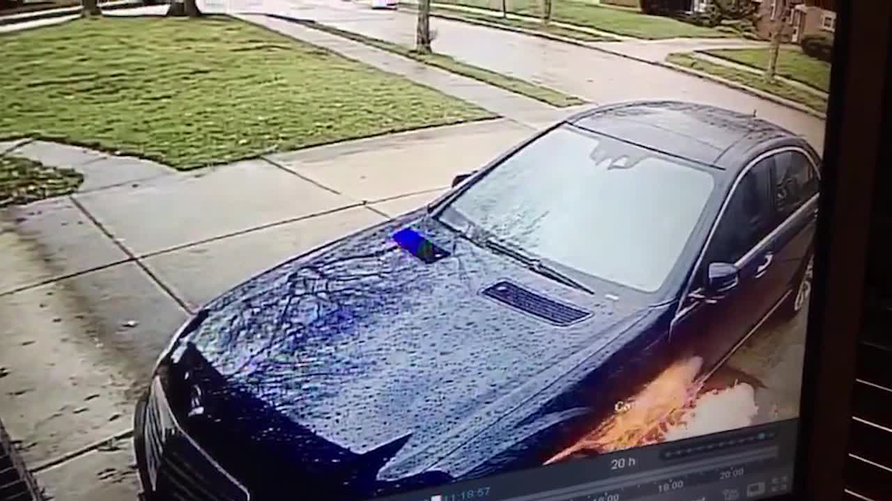 Man lights car on fire in Euclid Fox 8 Cleveland WJW