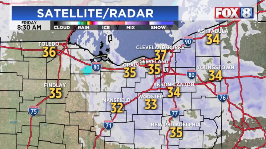 Gusty winds, cold temps with snow showers – Fox 8 Cleveland WJW