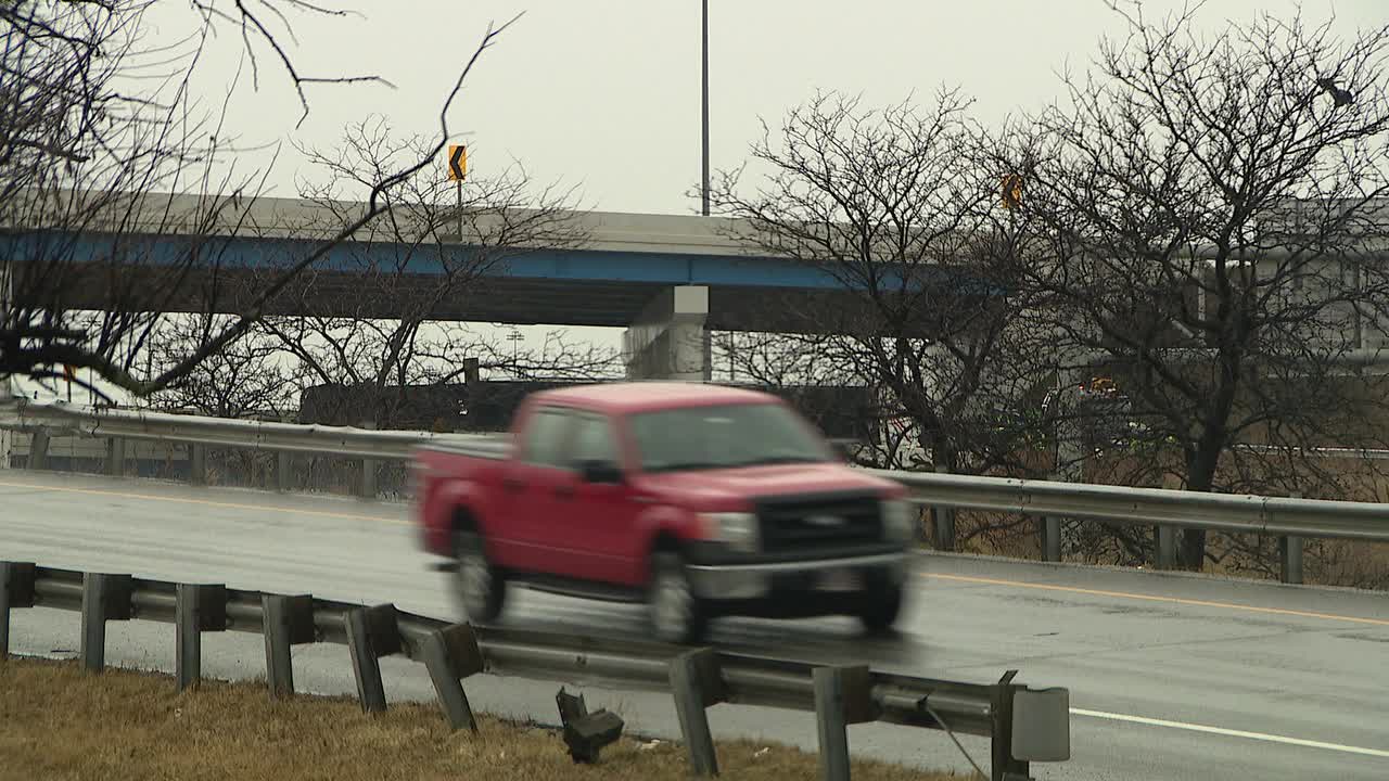 Semi flips over: SR-2 ramp to I-90 closed – Fox 8 Cleveland WJW