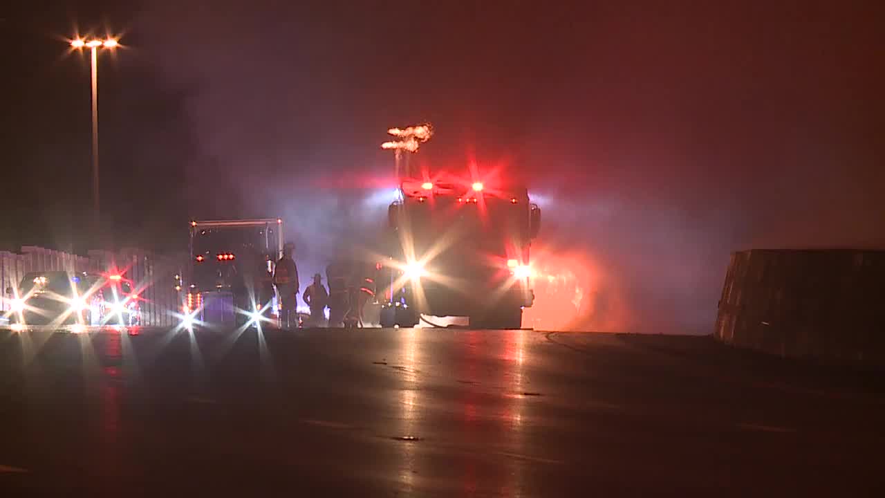 Fiery crash on I-90 – Fox 8 Cleveland WJW