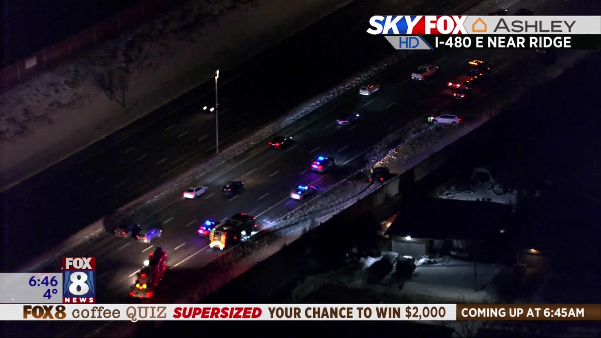 TRAFFIC ALERT: Crash on I-480 eastbound – Fox 8 Cleveland WJW