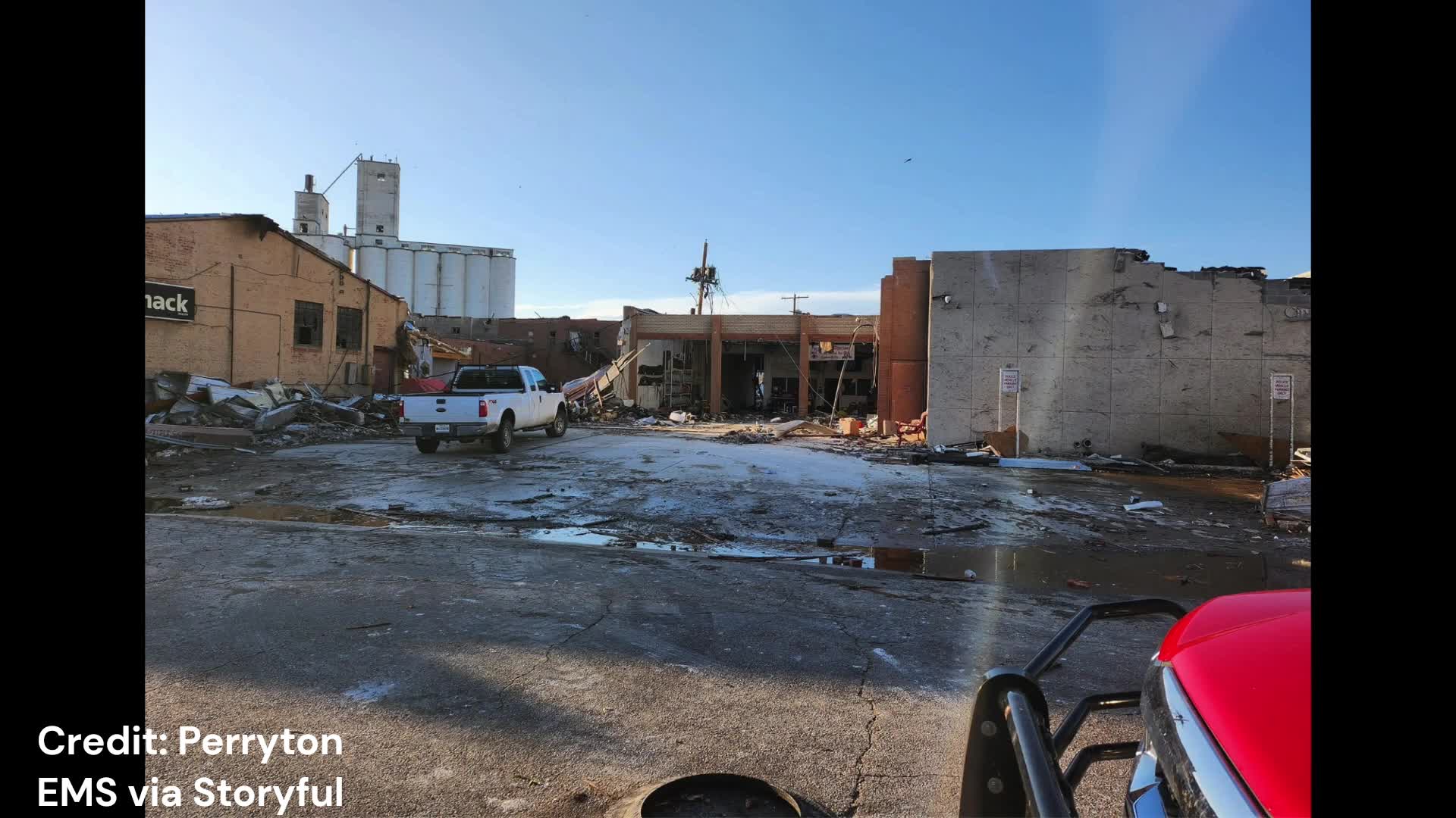 Perryton Fire Station Takes ‘Direct Hit’ From Deadly Tornado (Credit