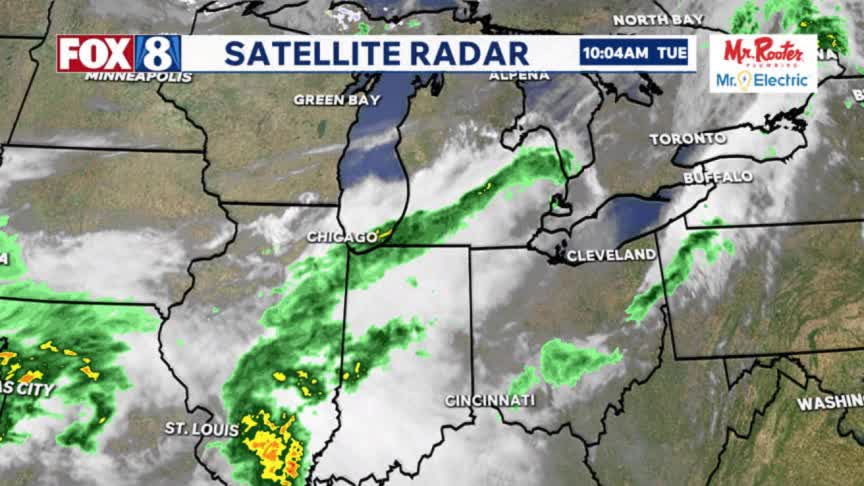 Thunder, wind and widespread rain: timing – Fox 8 Cleveland WJW