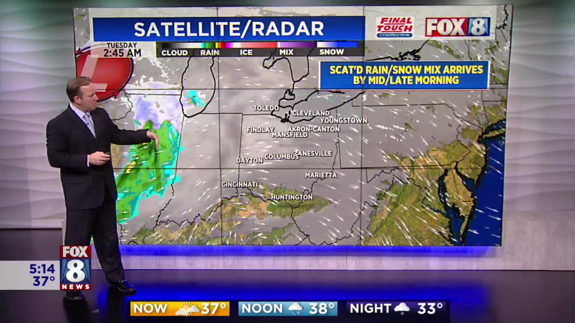 Burst of snow mixed with rain: What to expect – Fox 8 Cleveland WJW