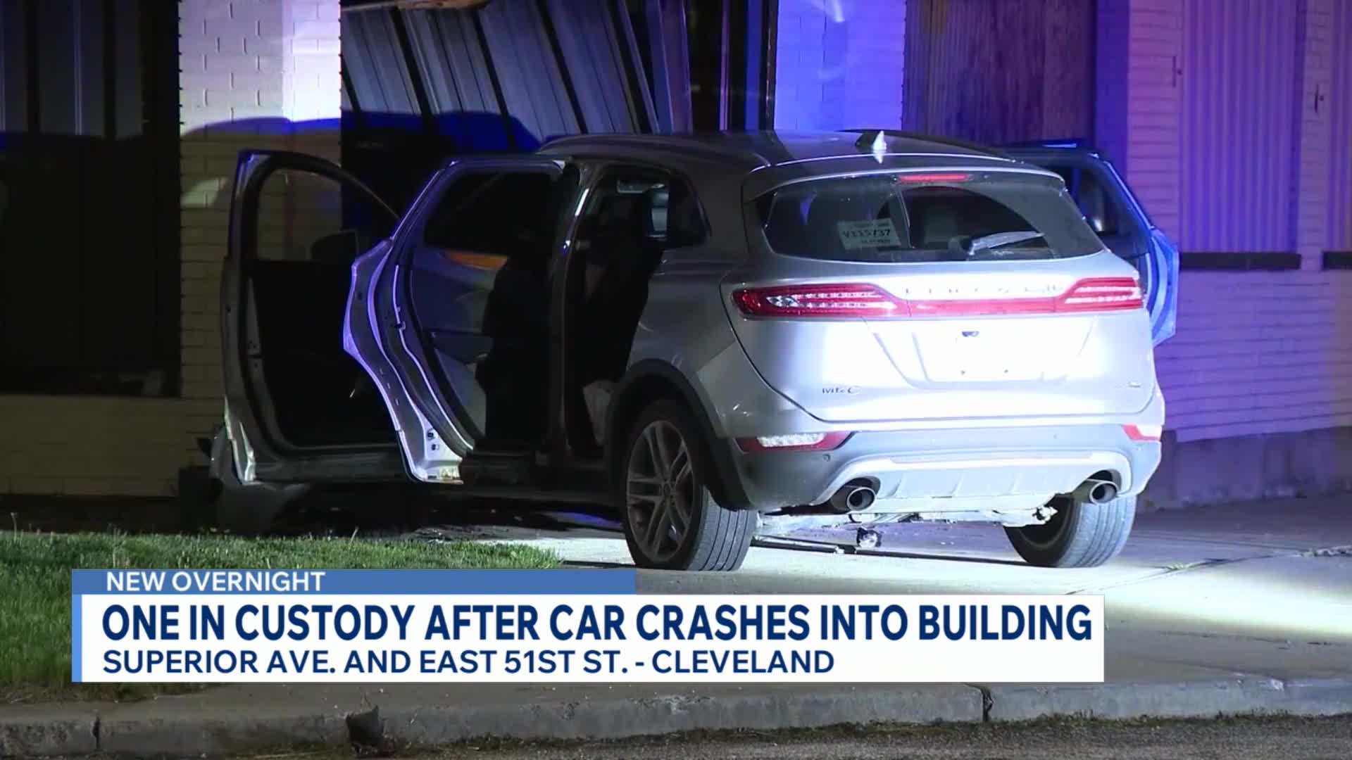 One in custody after SUV crashes into building – Fox 8 Cleveland WJW
