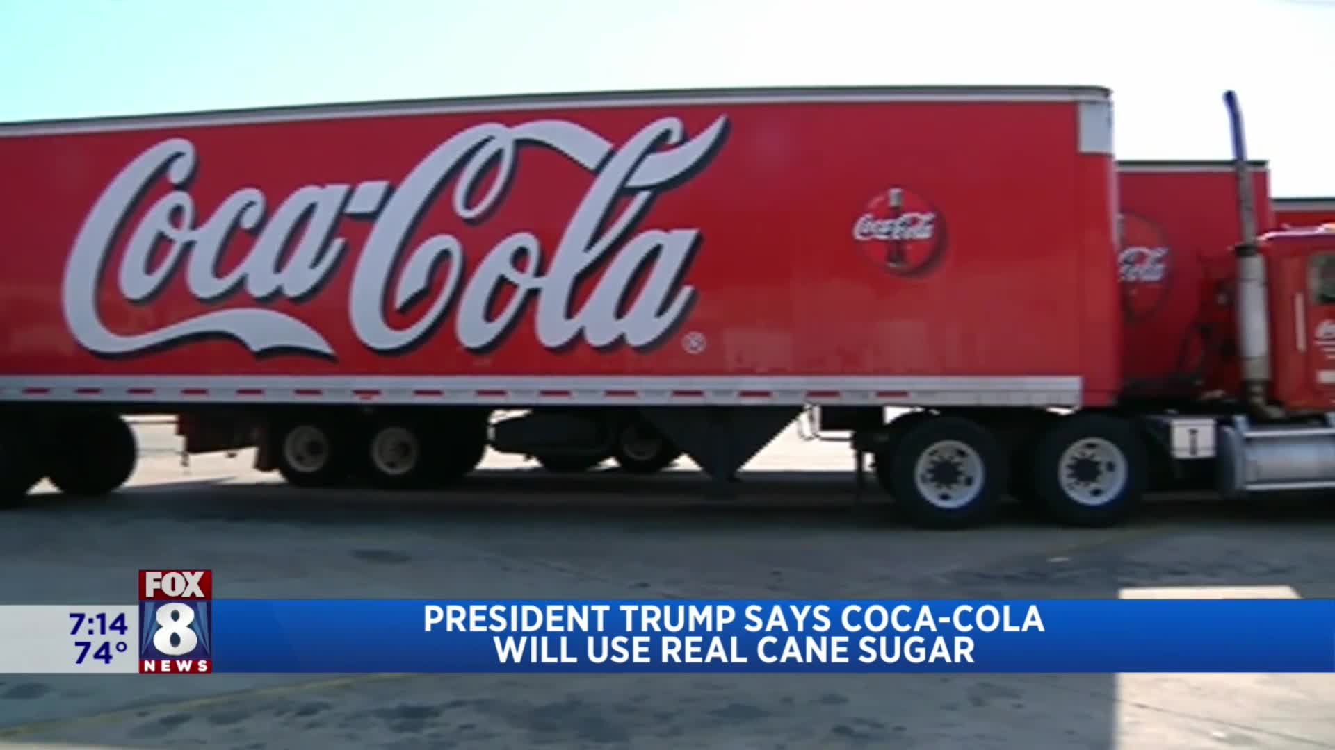 Trump Coke To Use Real Sugar Coke Not Confirming Fox 8 Cleveland WJW 8 
