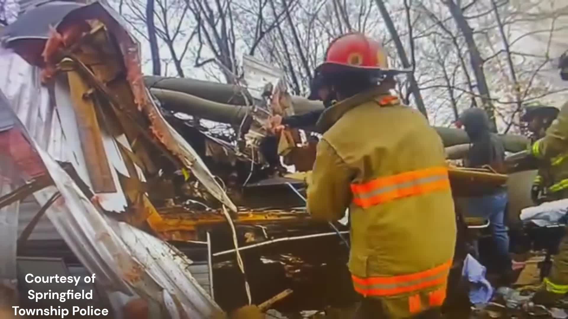 Watch: Man rescued after large tree falls on Summit County trailer ...