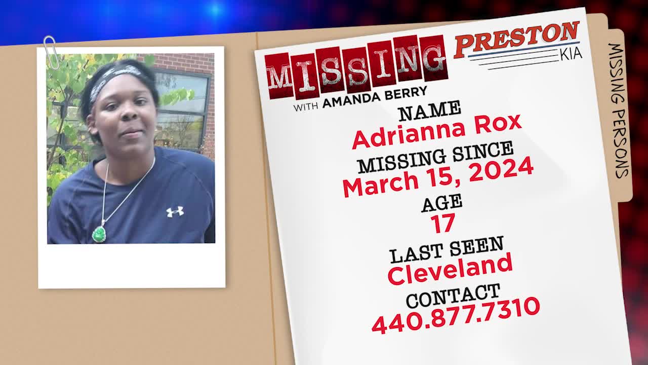 Missing: Adrianna Rox – Fox 8 Cleveland WJW