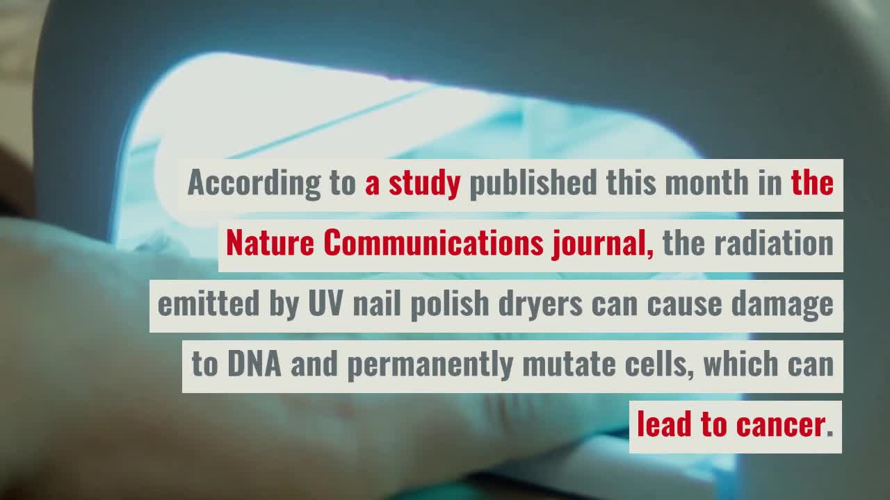 UV nail polish dryers can damage DNA, mutate cells Study Fox 8