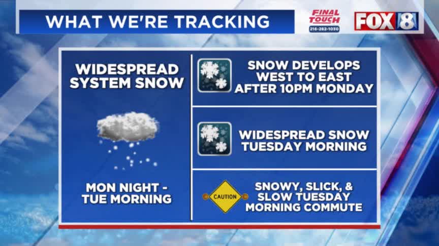 Winter Weather Advisory: Widespread snow on the way – Fox 8 Cleveland WJW