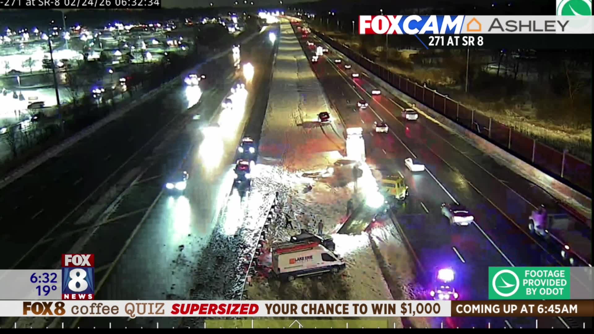 TRAFFIC ALERT: Several vehicles crash off I-271 – Fox 8 Cleveland WJW