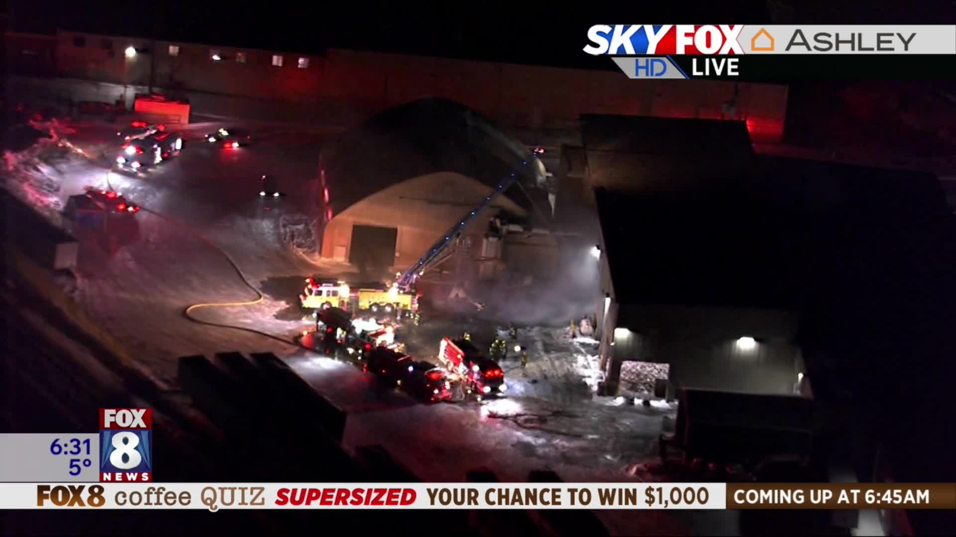 Fire in Medina: SkyFOX – Fox 8 Cleveland WJW