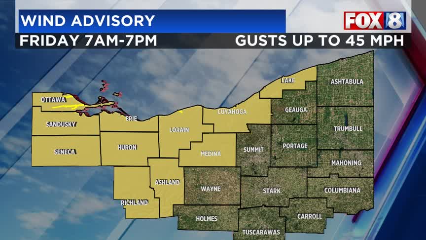 FORECAST: Rain and strong winds incoming – Fox 8 Cleveland WJW