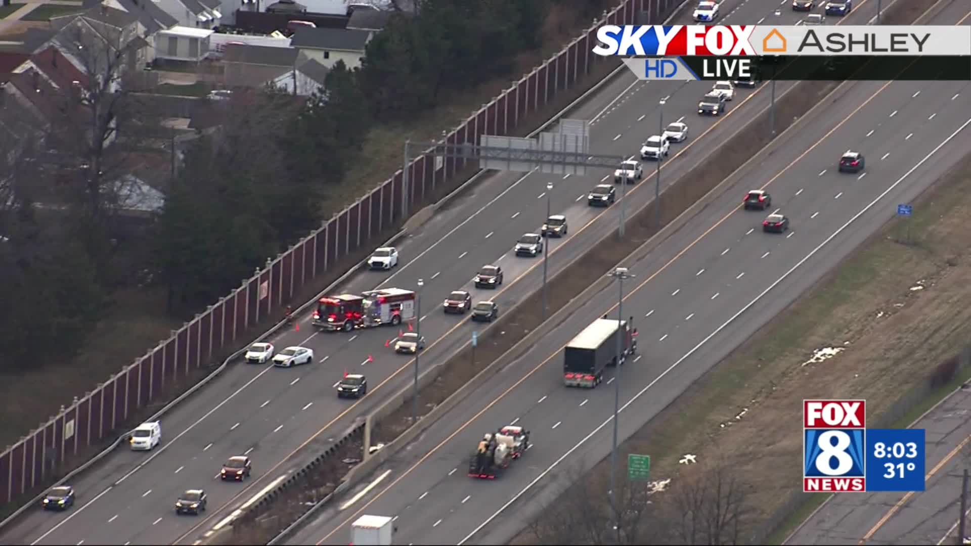 Crash causing delays at SR 2 and I-90 – Fox 8 Cleveland WJW