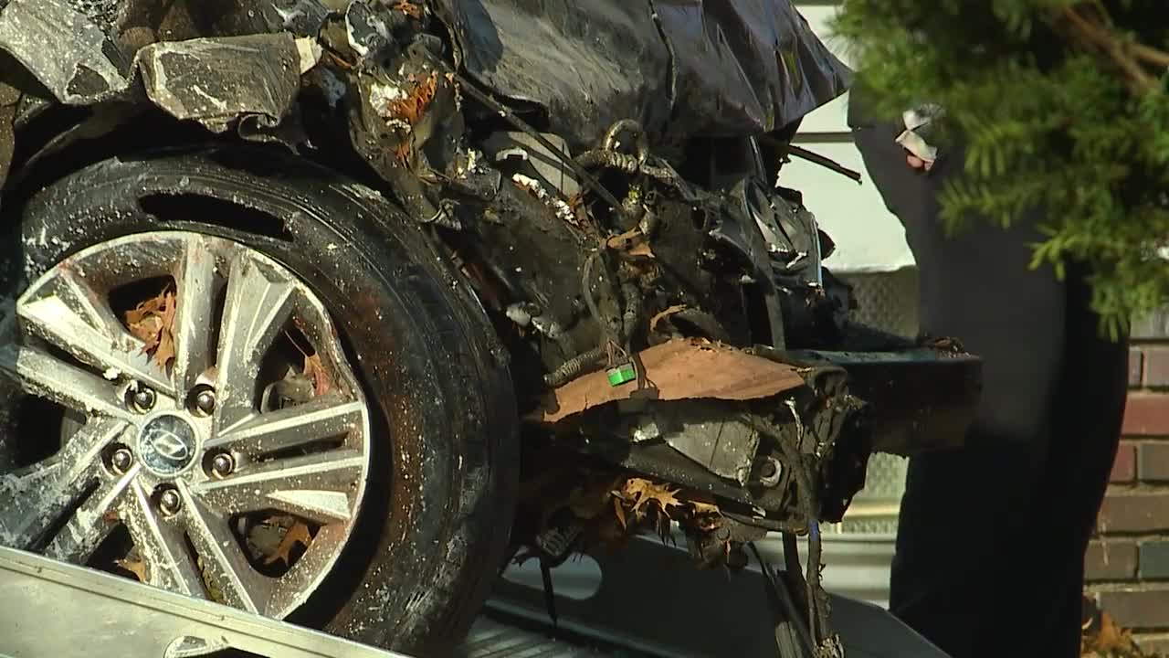See the damage: Teen arrested after allegedly crashing stolen car into ...