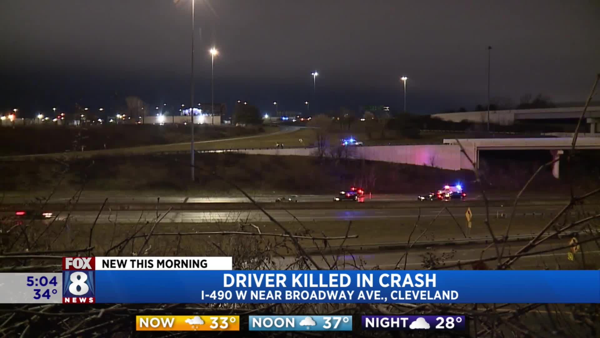 Deadly crash on I-490 – Fox 8 Cleveland WJW