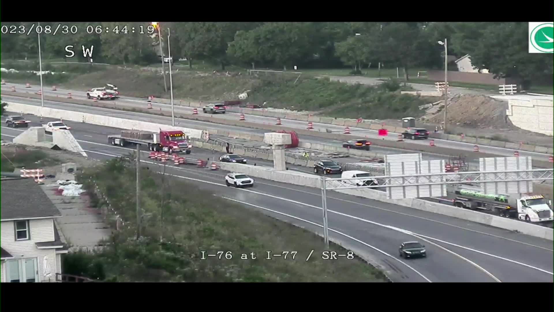 Crash near I-77 and SR 8 – Fox 8 Cleveland WJW