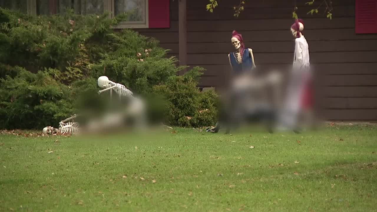 XRated Halloween display Fox 8 Cleveland WJW