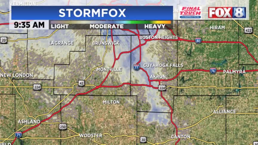 Weather Clickable: Sprinkles, drizzle continues in NE Ohio – Fox 8 ...