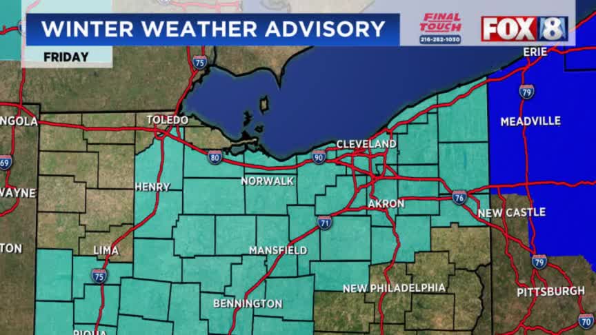 Timing for snow and cold this weekend – Fox 8 Cleveland WJW