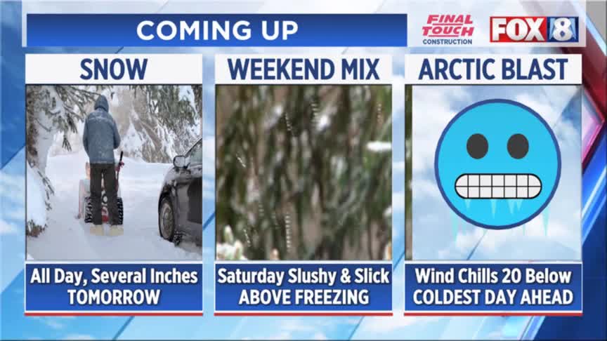 TRACKING: Widespread snow tomorrow — See how much – Fox 8 Cleveland WJW