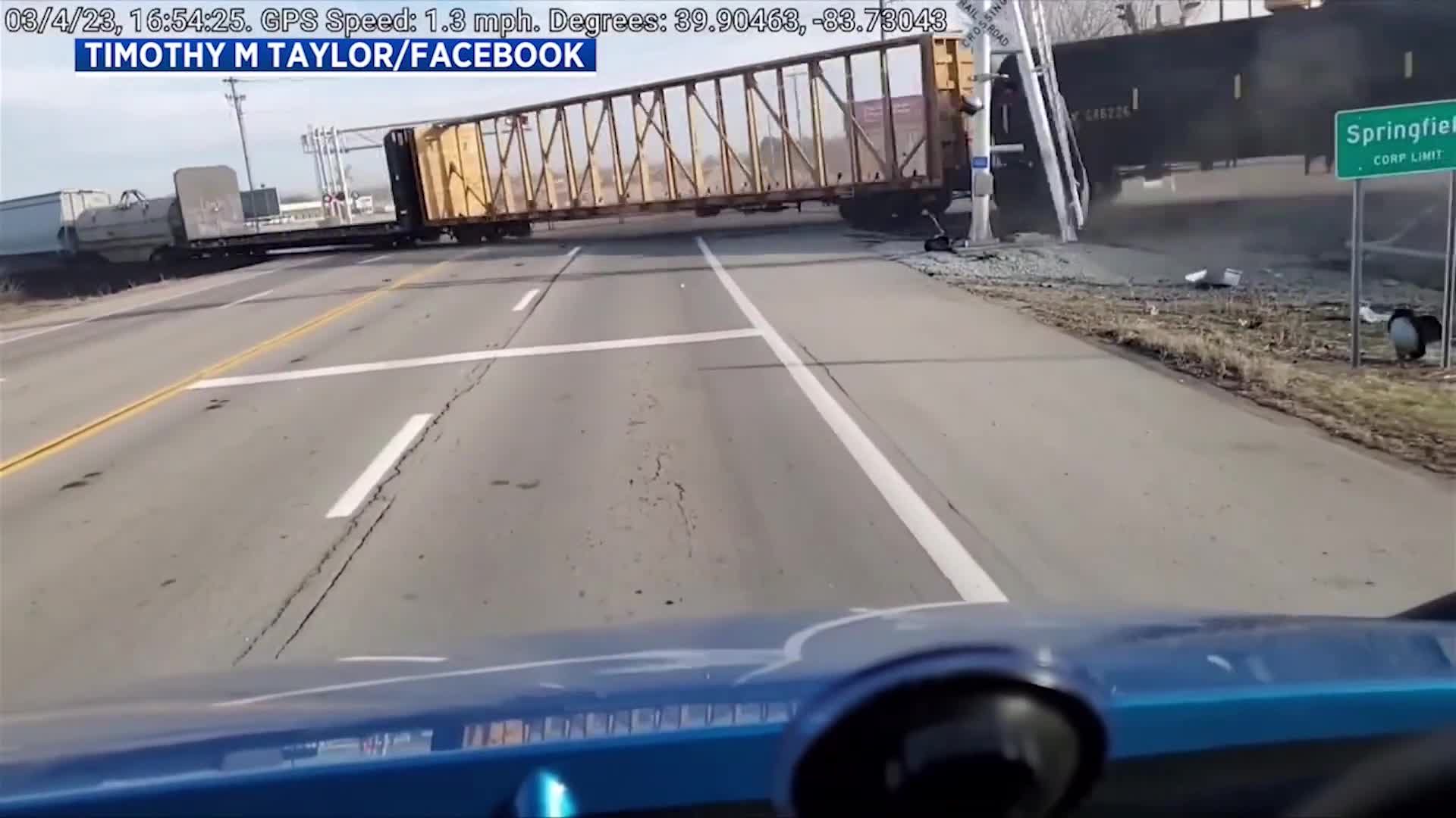 East Palestine residents react to another train derailment – Fox 8 ...