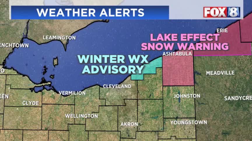 Frigid wind chills as lake effect snow returns for some overnight – Fox ...