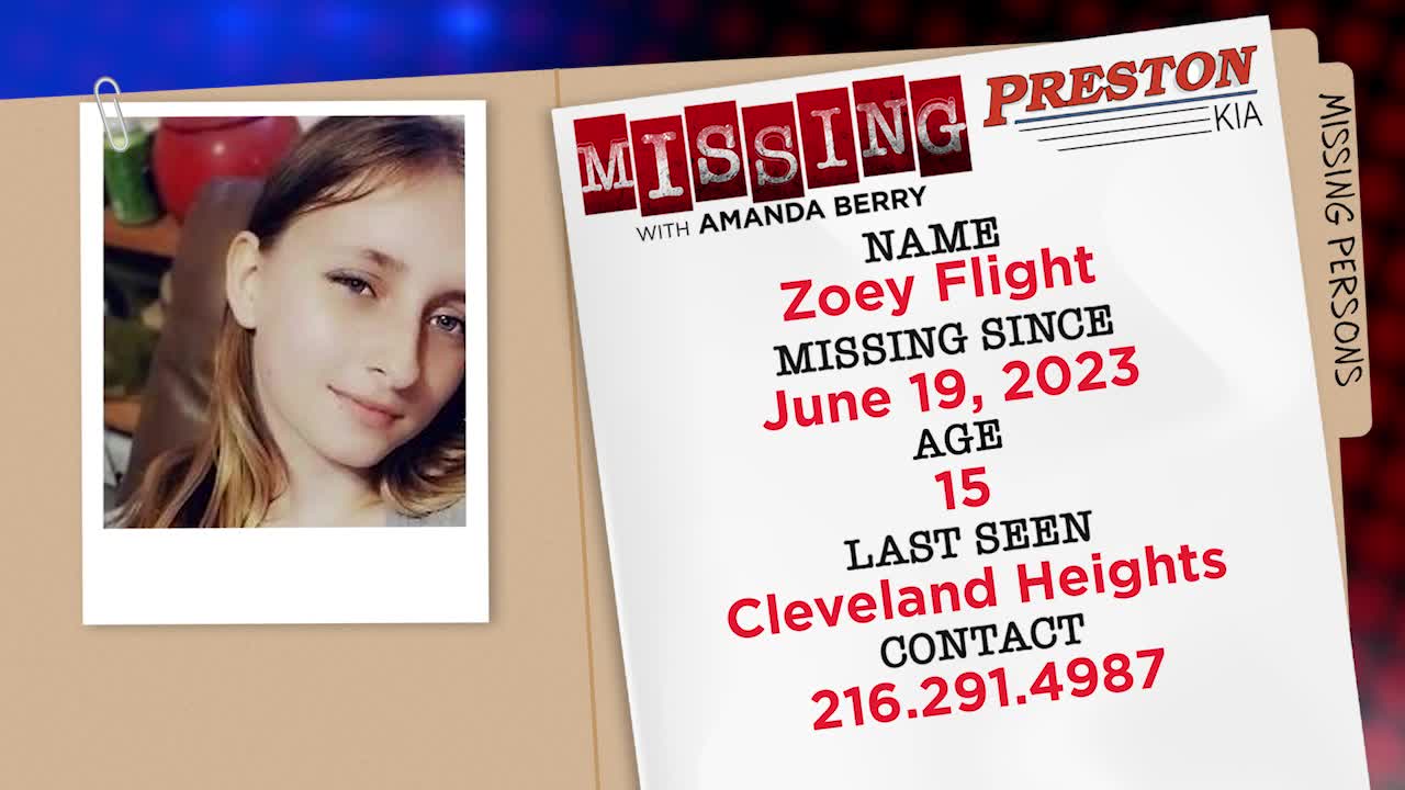 Missing Zoey Flight Fox 8 Cleveland Wjw 0664