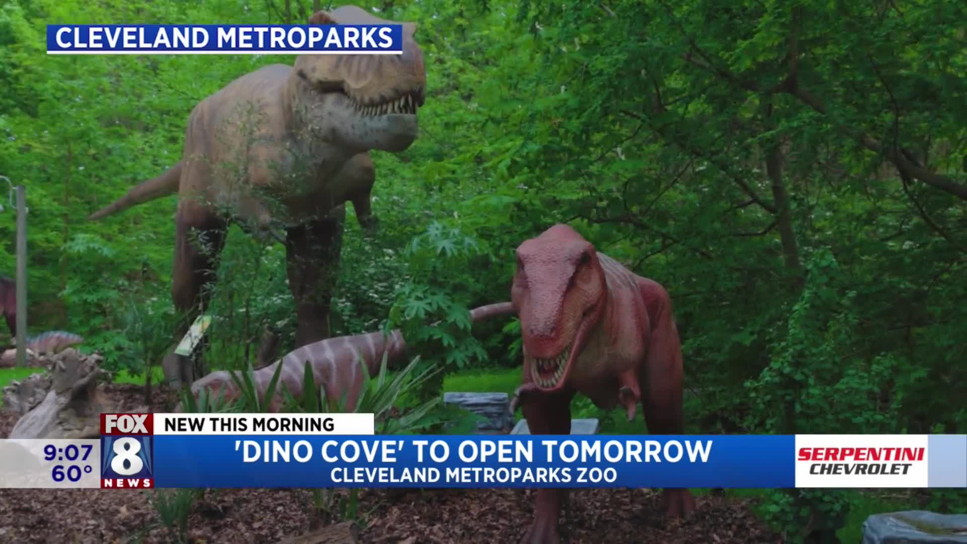 Dinosaurs at the Cleveland Metroparks Zoo