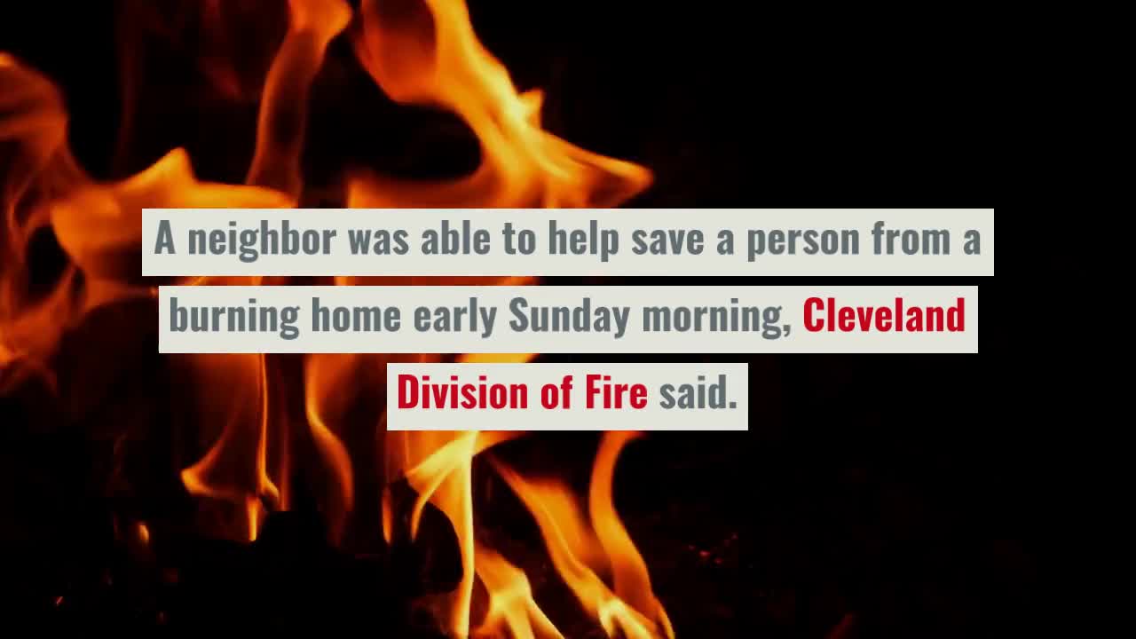 Cleveland man helps save neighbor from fire – Fox 8 Cleveland WJW