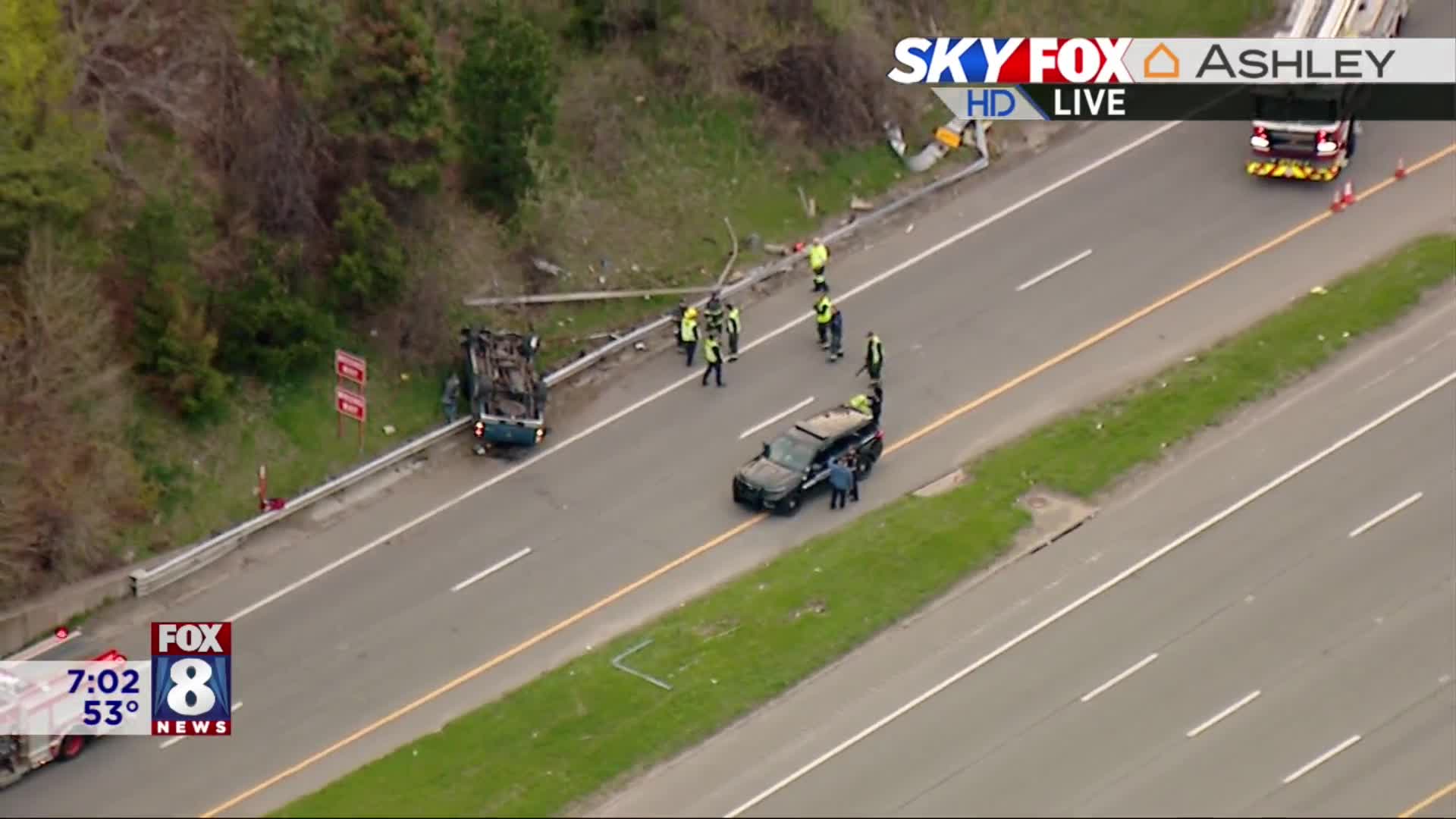 Crash causing delays on I-90 – Fox 8 Cleveland WJW