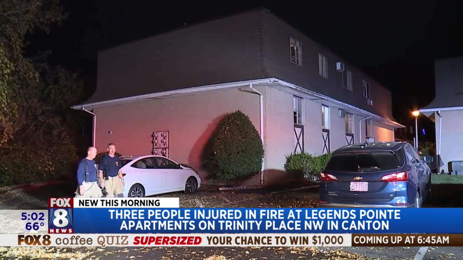 Three injured in Canton apartment fire Fox 8 Cleveland WJW