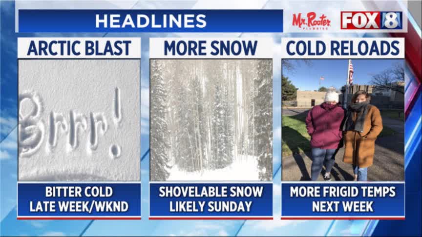 More light, widespread snow on the way – Fox 8 Cleveland WJW