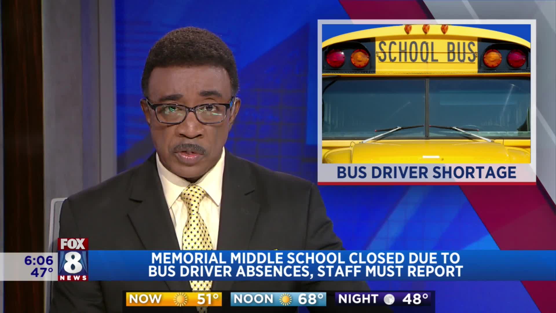 ‘Late notice:’ Absent bus drivers force local school to close – Fox 8 ...