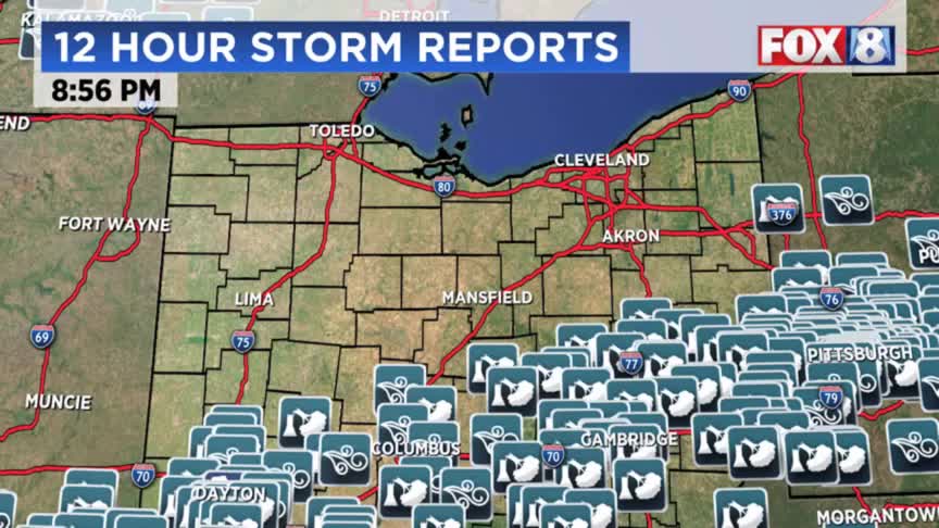 Severe storms moving out of NE Ohio overnight – Fox 8 Cleveland WJW