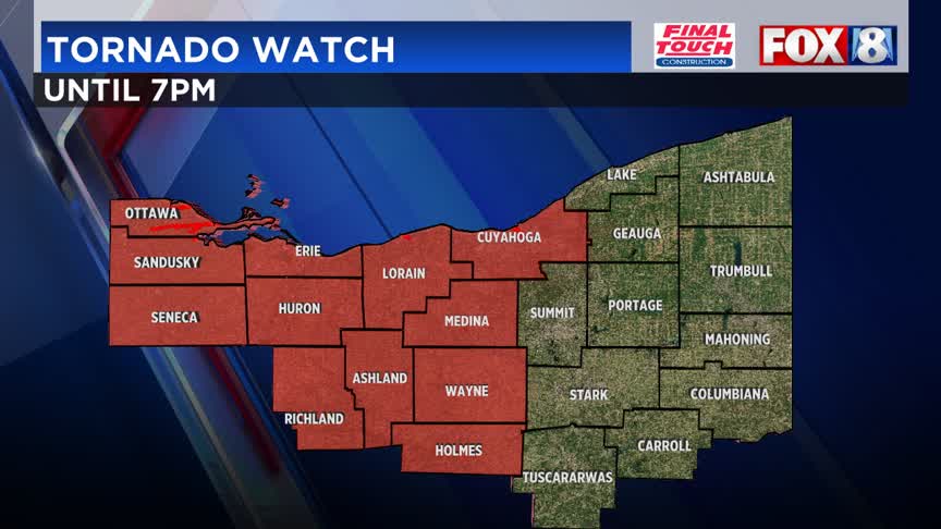 Weather Clickable: Tornado Watch issued in Northeast Ohio – Fox 8 ...
