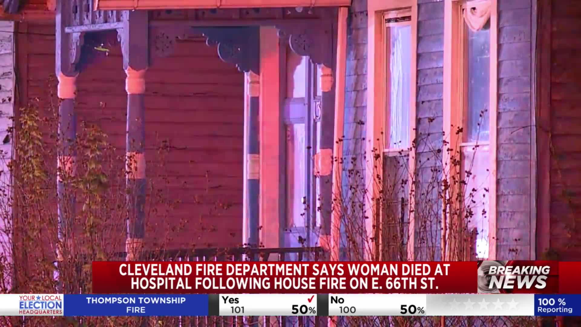 Woman dies after home fire in CLE – Fox 8 Cleveland WJW