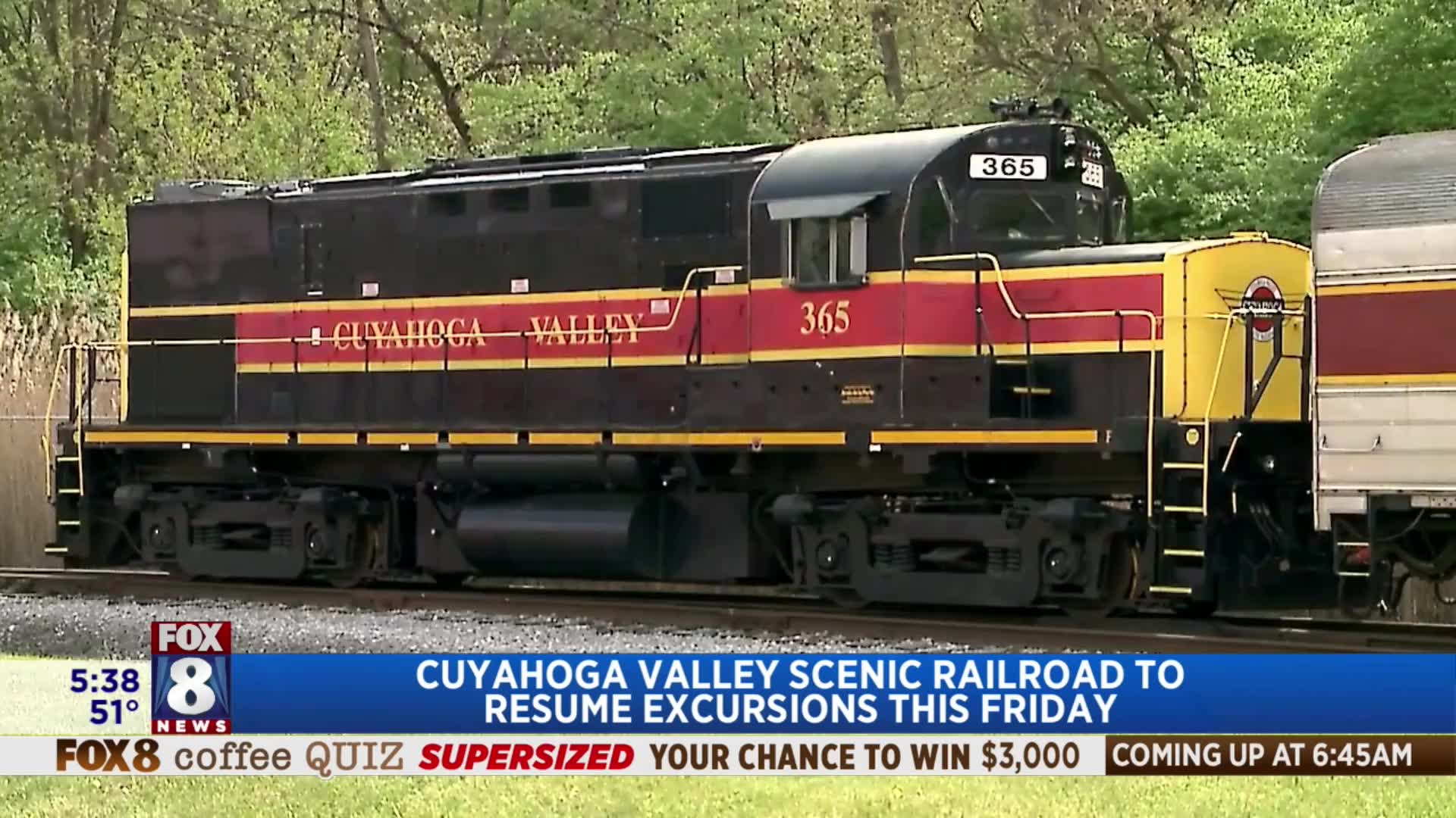 Cuyahoga Valley Scenic Railway back on track – Fox 8 Cleveland WJW