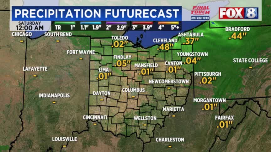 Chilly with ongoing lake effect rain showers – Fox 8 Cleveland WJW