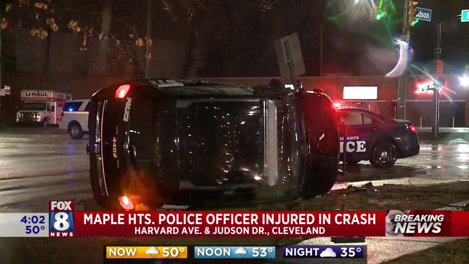 Maple Heights officer injured in car crash – Fox 8 Cleveland WJW