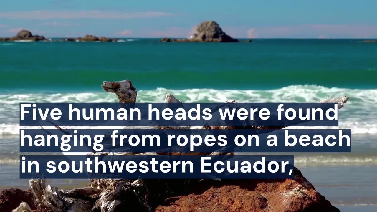 Human heads found hanging on beach in Ecuador – Fox 8 Cleveland WJW