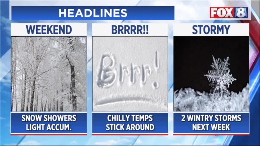 Here’s where we’ll see snow accumulation this weekend – Fox 8 Cleveland WJW