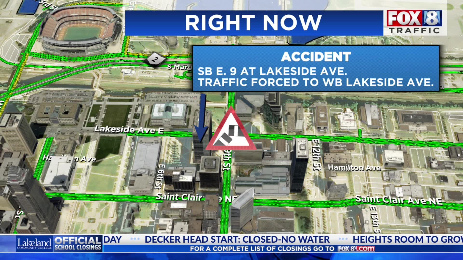 Local police cruiser and plow truck collide – Fox 8 Cleveland WJW